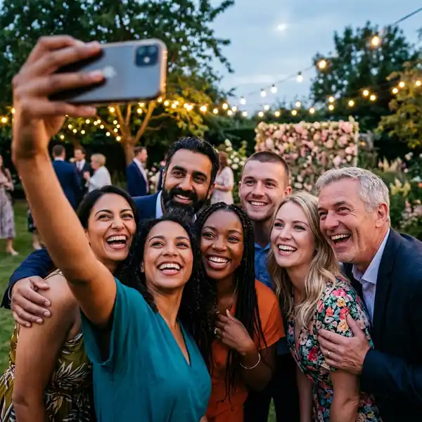 A photo found by selfie match